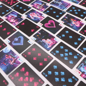 Cybernude playing cards by Gamble Art