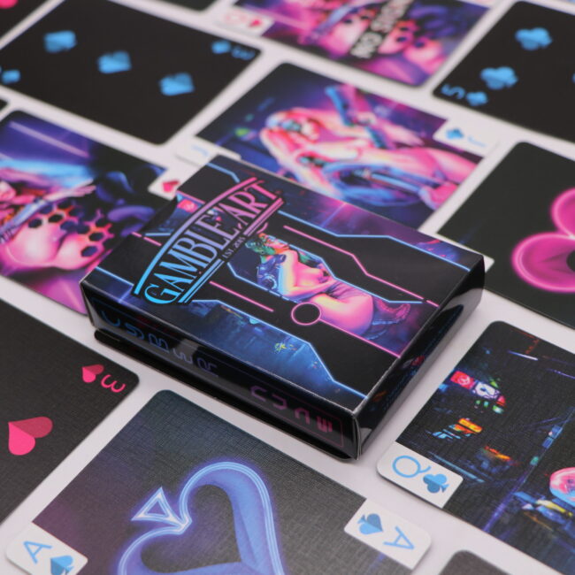 Cybernude playing cards by Gamble Art Cybernude playing cards by Gamble Art